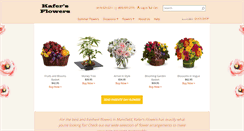 Desktop Screenshot of kafersflower.com